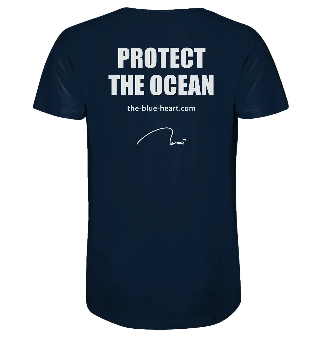 Protect the Ocean | Organic T-Shirt theBlueHeart Shop